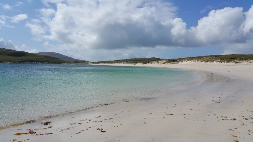The west facing beach at Vatersay